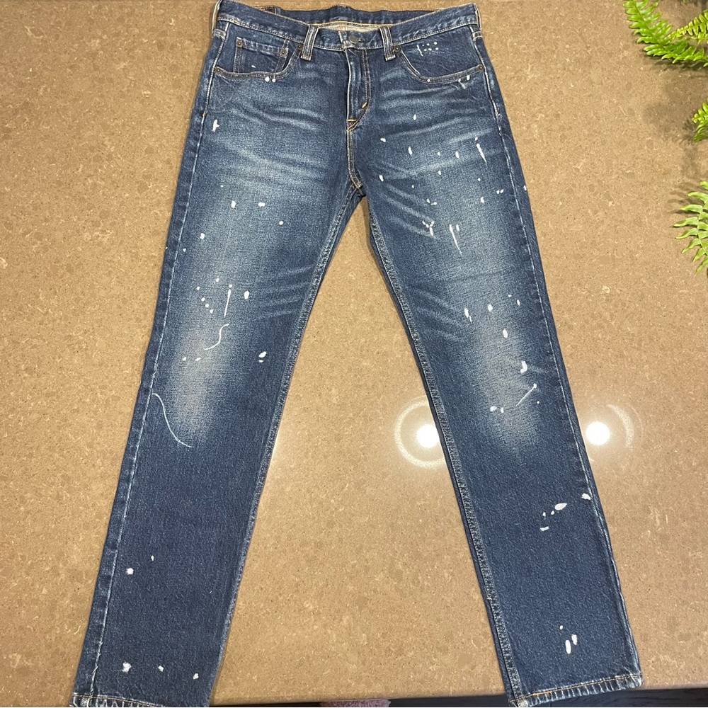 Levi Strauss 511 paint splatter jeans - Picture 3 of 3